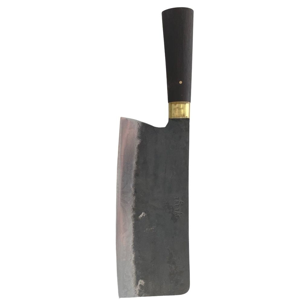 Old-fashioned Chinese Kitchen Cleaver Knife Traditional Handmade Forged  Knife High Carbon Steel Slicing Knife Rose Wood Handle
