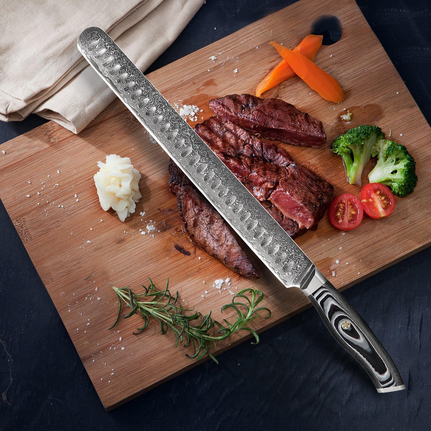 12 Brisket Slicing Knife with Protective Cover – Outdoor Home
